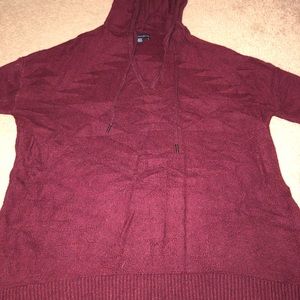 American Eagle Outfitters Maroon Hoodie